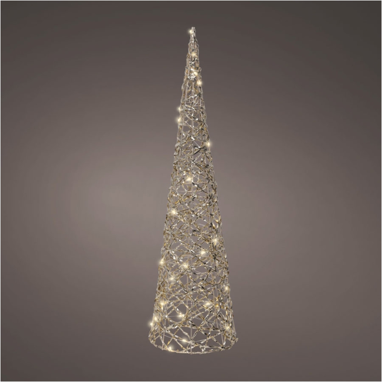ALBERO MICROLED D16H60CM 30L ORO LUCE CALDA 2