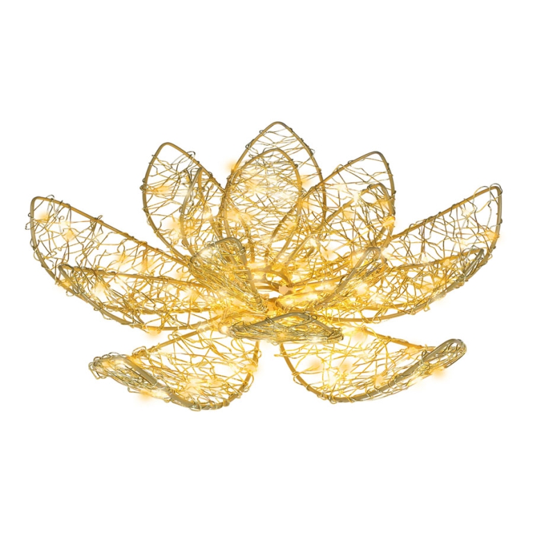 FIORE 150 LED D28XH9CM ORO
