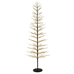 ALBERO LED D110XH270CM   NERO LUCE CALDA 2048L