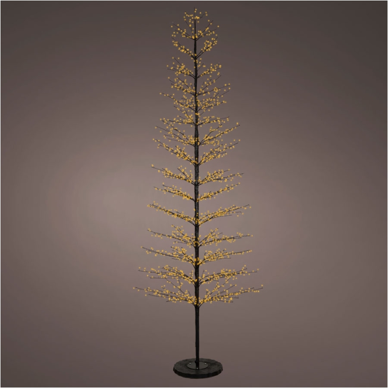 ALBERO LED D110XH270CM   NERO LUCE CALDA 2048L 2