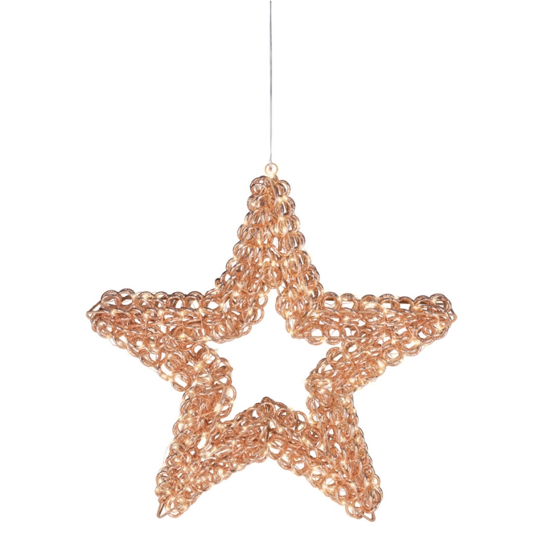 STELLA LED D58CM ORO ROSA LUCE BIANCA 400L