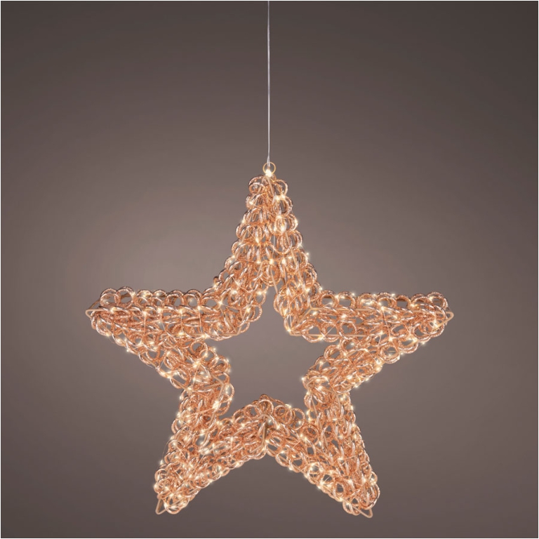 STELLA LED D58CM ORO ROSA LUCE BIANCA 400L 2