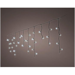 LUMINARIA 175 LED 7,5MT BIANCO FREDDO TENDA NERO