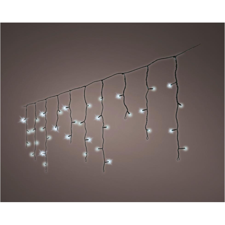 LUMINARIA 175 LED 7,5MT BIANCO FREDDO TENDA NERO