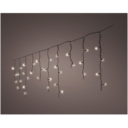 LUMINARIA 175 LED 7,5MT BIANCO CALDO TENDA NERO
