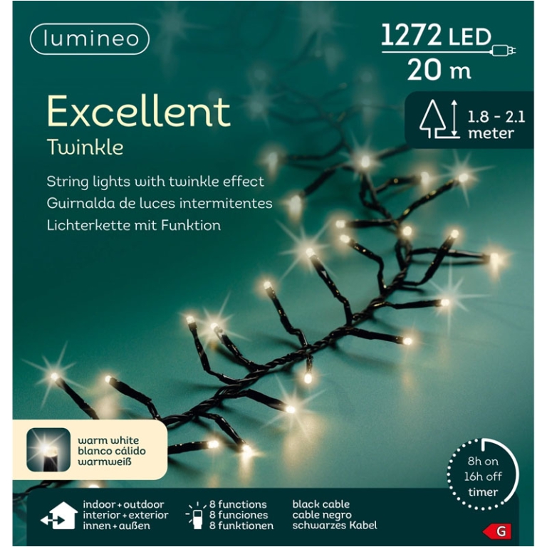 LUMINARIA 1272 LED 20MT BIANCO CALDO ESTERNO 2