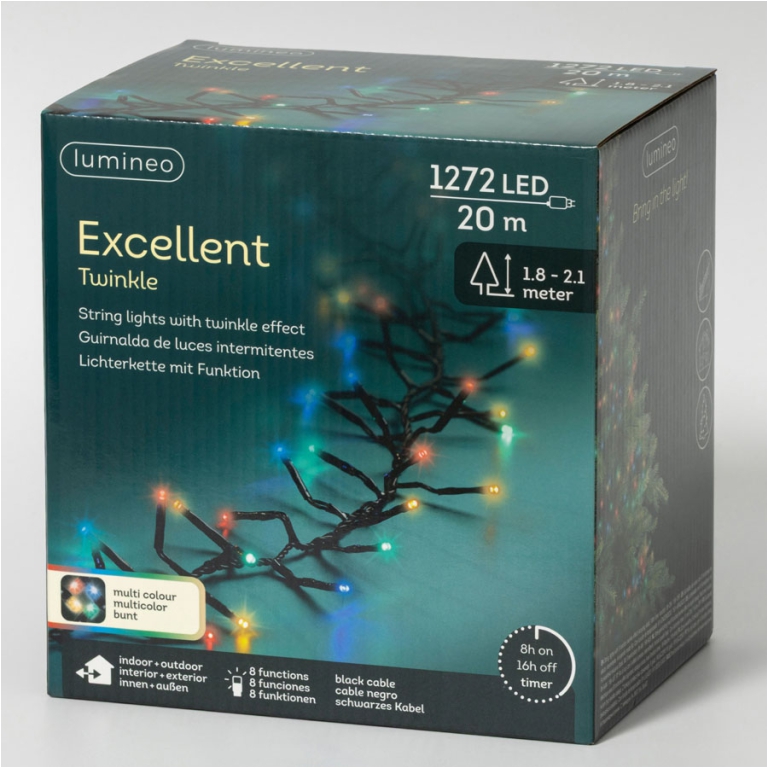 LUMINARIA 1272 LED 20MT MULTICOLORE ESTERNO 2