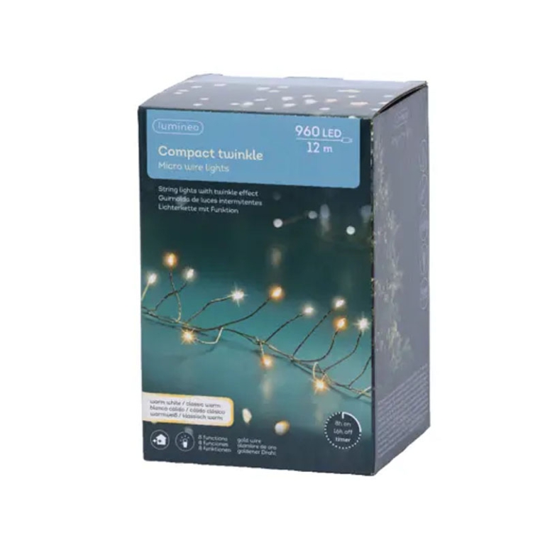 LUMINARIA 960 LED 12MT BIANCO CALDO 3