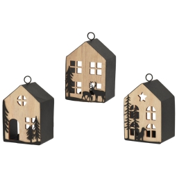 CASETTA METALLO NERA E BEIGE SOGGETTI ASSORTITI