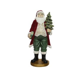 DECORO BABBO NATALE H32,5CM