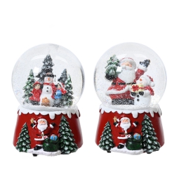 SFERACQUA D10H14,5CM XMAS SOGGETTI ASSORTITI