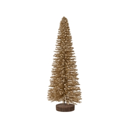 ALBERO BAMBOO H81CM GLITTER COLOR ORO BASE LEGNO