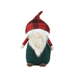 DECORO PELUCHE GNOMO H50CM CAPPELLO FUNGO