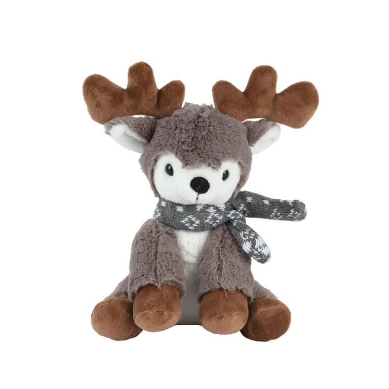 PELUCHE RENNA H20CM CON  SCIARPA