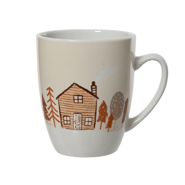 TAZZA PORCELLANA H10,50CM XMAS