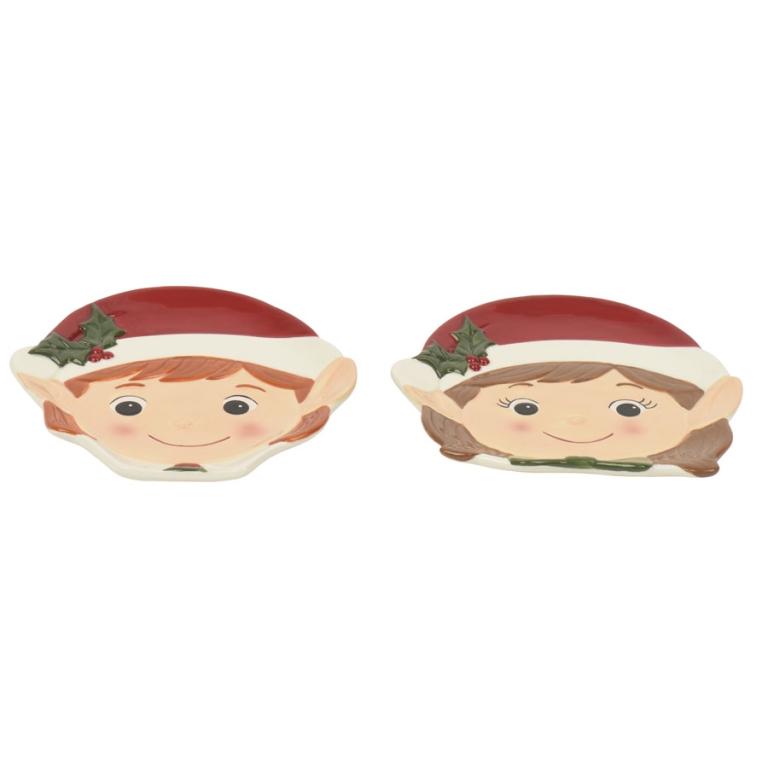 PIATTO ELFO BIRICHINO    D15H2CM SOGGETTI ASSORTITI