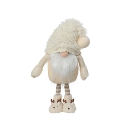 DECORO GNOMO H60CM BIANCO