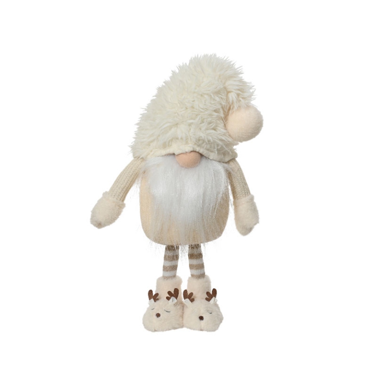 DECORO GNOMO H60CM BIANCO