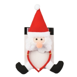 CERCHIETTO NATALE BIANCO E ROSSO