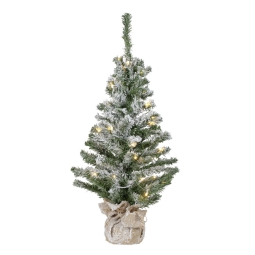 MINI ALBERO LED H75CM D41CM INNEVATO 35 LUCI CALDE