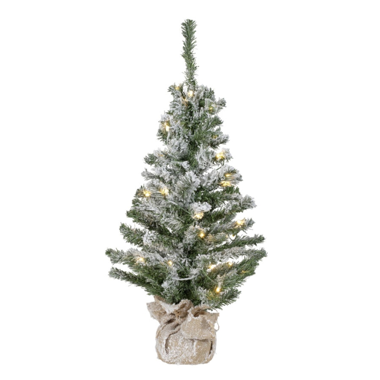 MINI ALBERO LED H75CM D41CM INNEVATO 35 LUCI CALDE