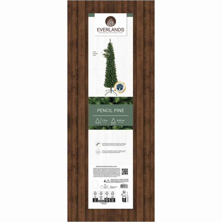 ALBERO PINO PENCIL 150CM D45CM VERDE 2