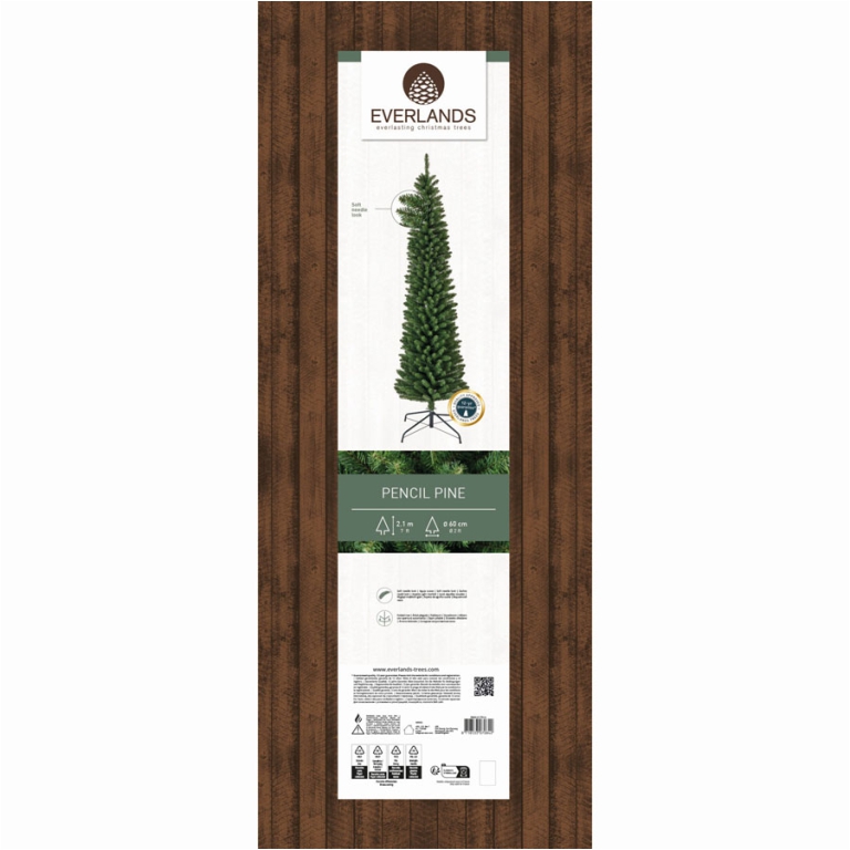 ALBERO PINO PENCIL H210CM D60CM VERDE 2