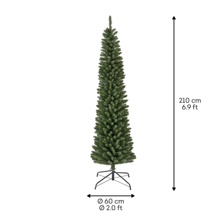 ALBERO PINO PENCIL H210CM D60CM VERDE 3