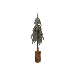 ALBERO MINI PINO H60CM D8CM BASE LEGNO
