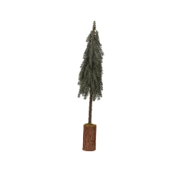 ALBERO MINI PINO D20H78CM BASE LEGNO