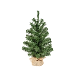 ALBERO MINI H45CM D30CM VERDE BASE JUTA