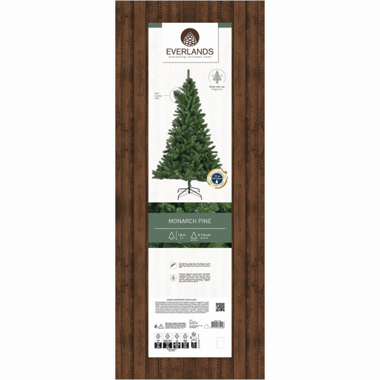 ALBERO PINO MONARCH H180CM D116CM VERDE 2