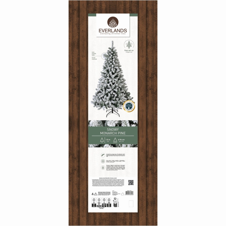 ALBERO PINO MONARCH H150CM D96CM INNEVATO 2