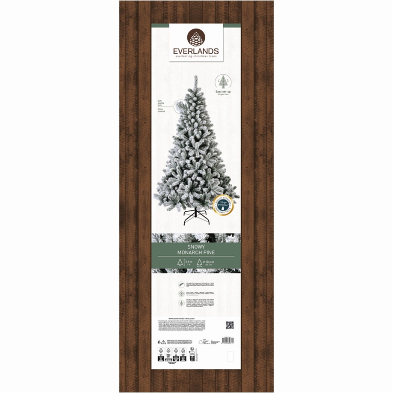 ALBERO PINO MONARCH H210CM D126CM INNEVATO 2