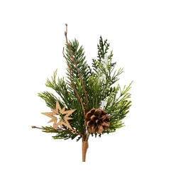 PICK PINO H25CM CON PIGNA E DECORO