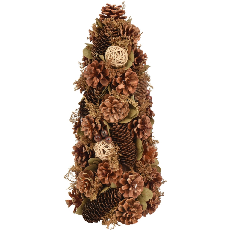 ALBERO H40CM PIGNE NATURALI