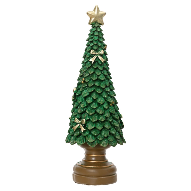 ALBERO PINO H36CM VERDE  POLYRESINA