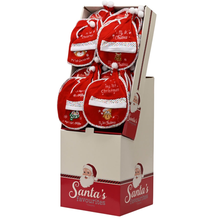 SET BAVAGLIA E CAPPELLINO BABBO NATALE BABY 2