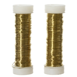 FILO DI FERRO D3MM 60MT 2PZ ORO ROTOLO