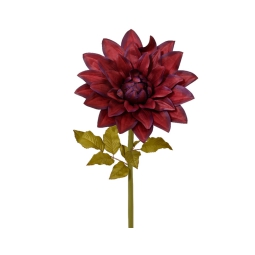 RAMO FIORE DHALIA H115CM BORGOGNA