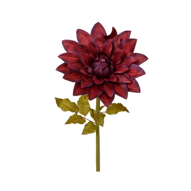 RAMO FIORE DHALIA H115CM BORGOGNA