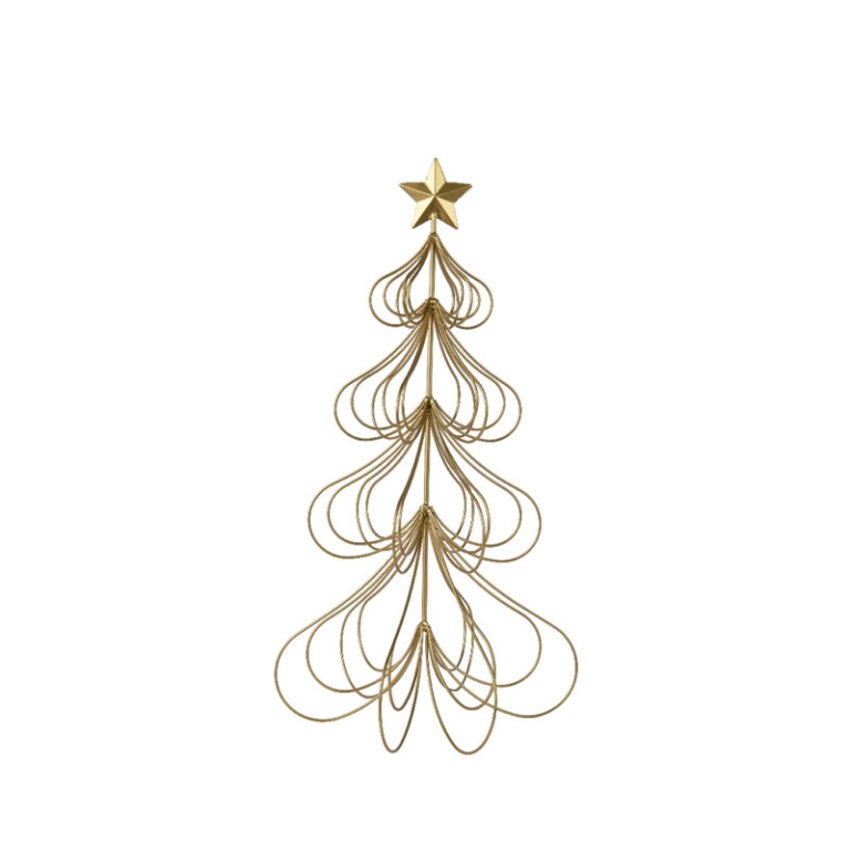 ALBERO METALLO D32H58CM ORO