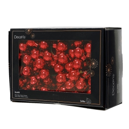 SFERE VETRO 144PZ D2CM   ROSSO