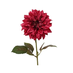 RAMO FIORE DHALIA H74CM  ROSSO CHIARO