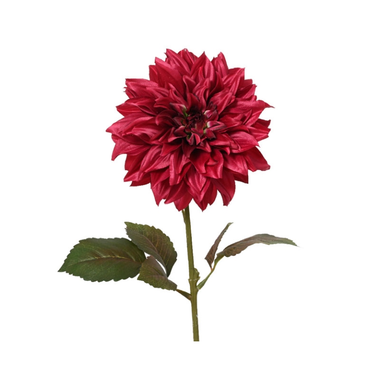 RAMO FIORE DHALIA H74CM  ROSSO CHIARO