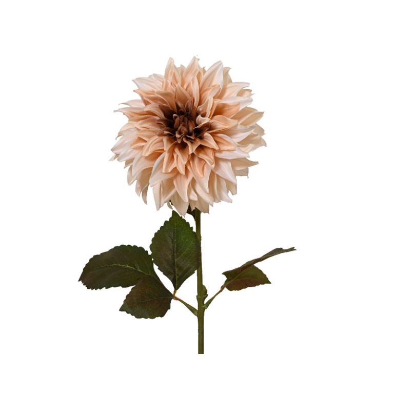 RAMO FIORE DHALIA H74CM  ROSA ANTICO