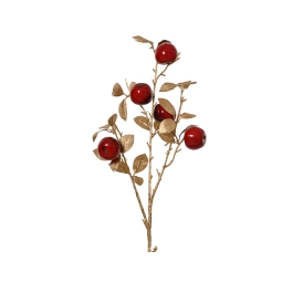 RAMO ORO FRUTTI ROSSI    H60CM