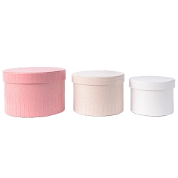 SCATOLA SET 3PZ D19 23 27CM COLORI ASSORT.