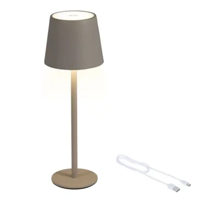 LAMPADA DA TAVOLO RICARICABILE BEIGE 2