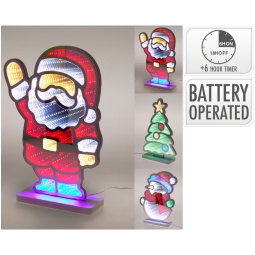 FIGURA SPECCHIO LED 28CM SOGGETTI ASSORTITI